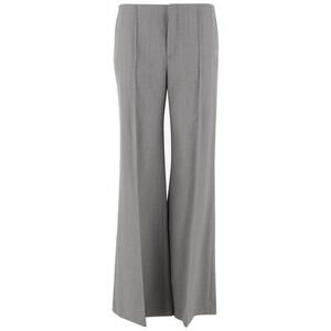 Chloe  Low-waisted Tailored Flared Pants - FR 38 - Grey